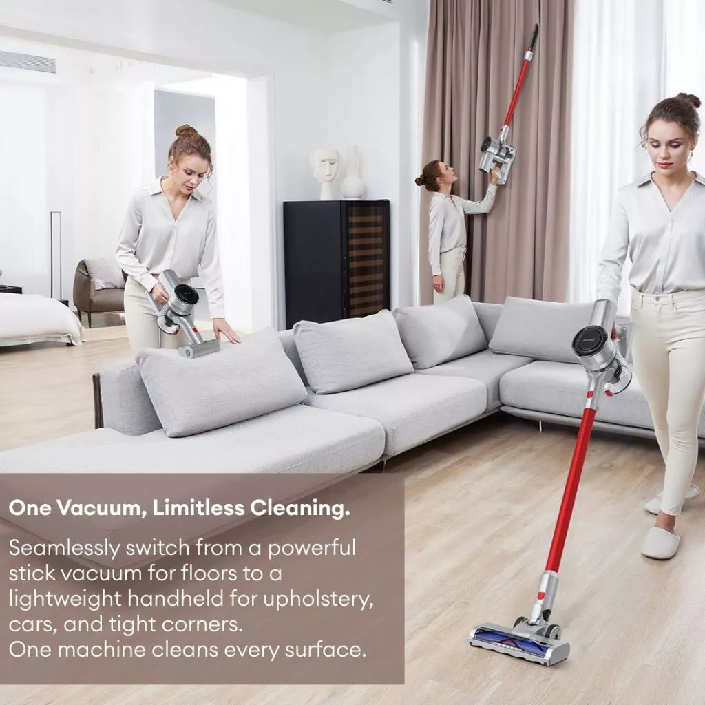 Airbot Supersonics 4.0 | 20,000Pa Suction Cordless Vacuum Cleaner Handheld Stick Wireless Car HEPA - Image 4